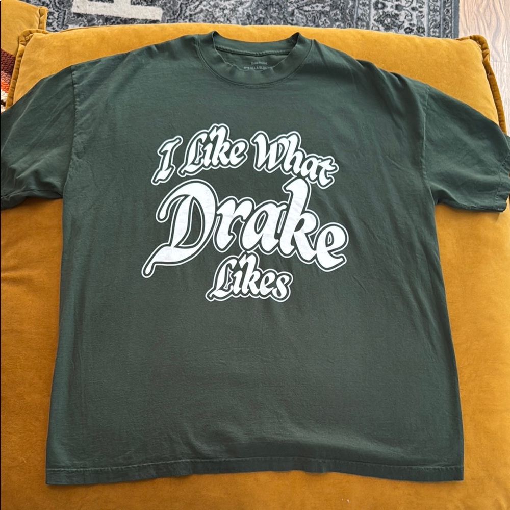 Drake IAAB TOUR Green Graphic T-Shirt